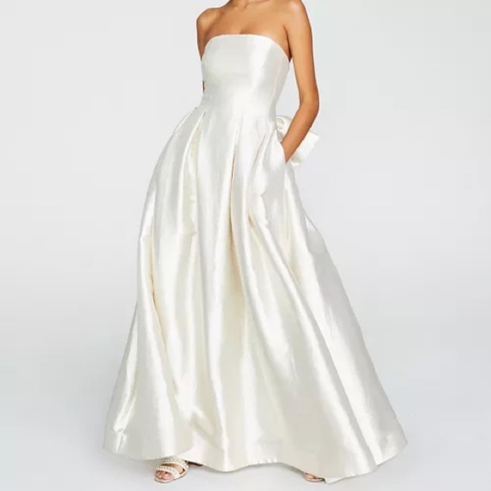 Betsey Johnson Strapless Shimmer Dress